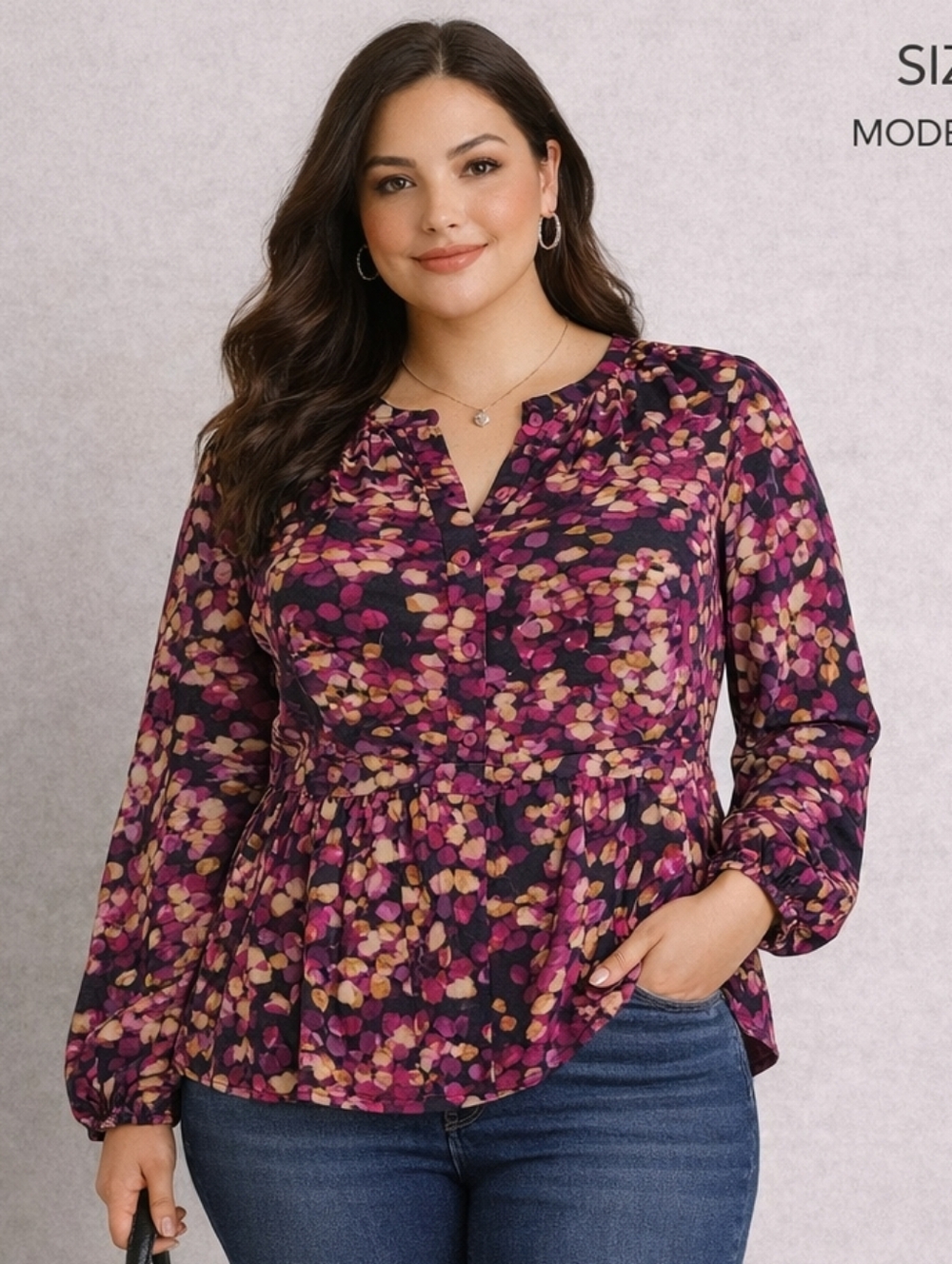 CHADWICKS FLORAL BLOUSE